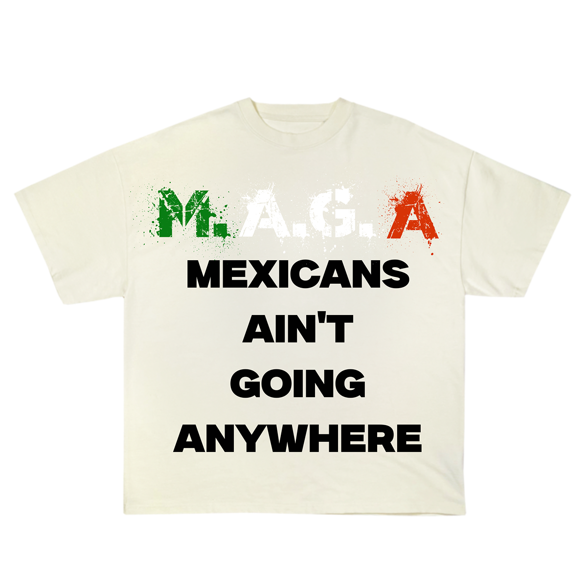 Cream "M.A.G.A" Tee