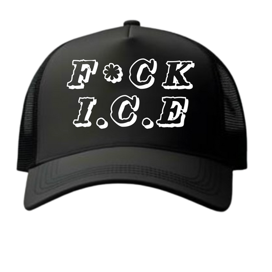 Black "F*CK I.C.E" Cap