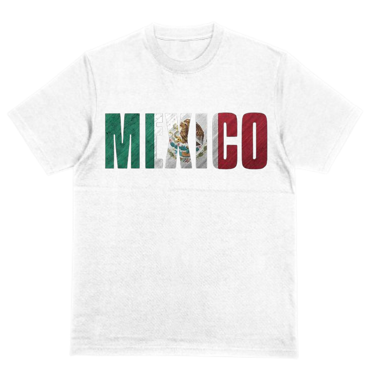 "Mexico Logo" White Tee